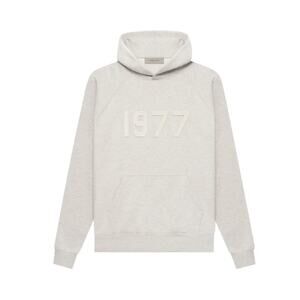 (XS) NWT Fear of God Essentials 1977 Hoodie Light Oatmeal